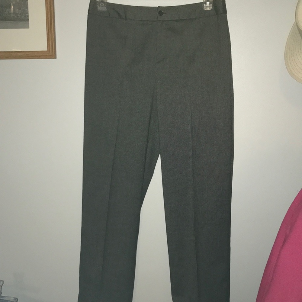 Gray slacks